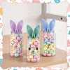 6 Pack 13.5oz Easter Candy Jars with Bunny Ear Lids