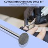 C12rtive Nail Drill, Flat Diamond Carbide Cuticle Remover Bit, 3/32