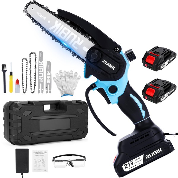 Mini Chainsaw Cordless，8 Inch and 6 Inch Electric Chain Saw,