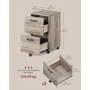 VASAGLE 2-Drawer File Cabinet, Small Rolling Filing Cabinet for Home