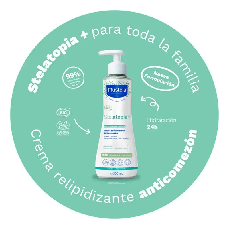 Mustela Stelatopia+ Crema Relipidizante Emoliente 300 Ml