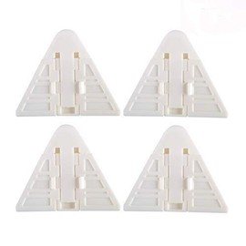 OFKPO 4Pcs Baby Safety Sliding Closet Door Window Wedge Locks for Child/Baby Safety Proofing Windows, Patios, and Sliding Doors