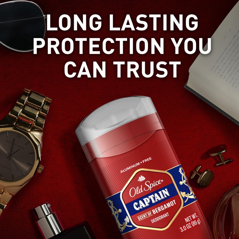 Old Spice Aluminum Free Deodorant for Men, 24/7 Odor Protection,