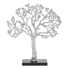 Deco 79 Aluminium Tree Decor, 19 by 17-Inch