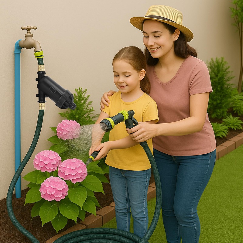 US Standard 3/4" Drip Irrigation Disc Y Filter 120 Mesh