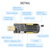 APKLVSR SOIC8 SOP8 Flash Chip IC CH341A USB Programmer for