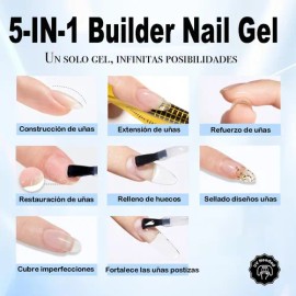 Gel Multifuncional(base Coatgel Construccion,gel Extensione                                                                                           