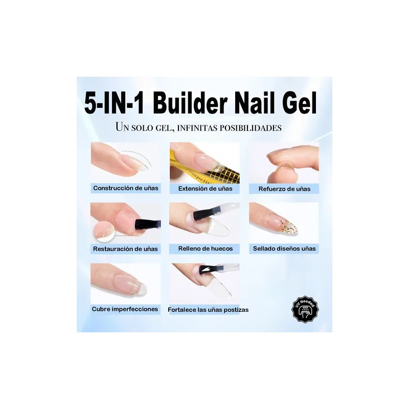 Gel Multifuncional(base Coatgel Construccion,gel Extensione