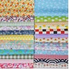 50 x Cotton Patchwork Fabric Squares DIY Fabric Packet for
