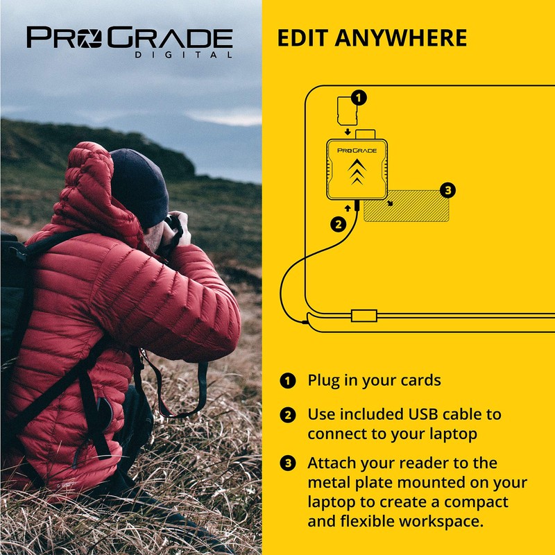 Prograde Digital Dual-Slot CFast 2.0 & UHS-II SDXC USB 3.1
