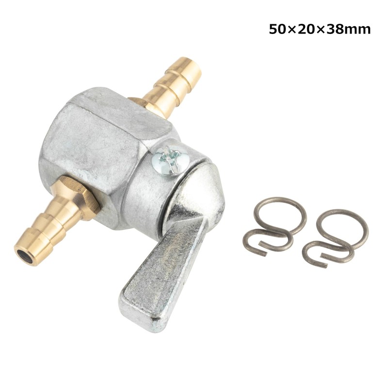 Kijima 105-2111 Gas Cock for Hose Inner Diameter 0.2 inches