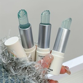 2 Piezas Bálsamo Labial Hidratante con Extractos de Plantas, Nutritivo y Suavizante, Reduce Líneas de Labios, Ideal para Estudiantes