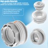 Pool Jet Nozzles, 3/4" Directional Flow Eyeball Inlet Jet Fitting