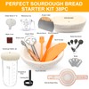 Sourdough Bread Starter Kit for Beginners 38pcs Making Kit with