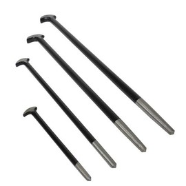 Rolling Head Heel Pry Bar (4 Piece Set)