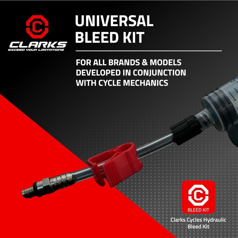 Clarks Cycle Systems Hydraulic Disc Brake Bleed Tool Kit, Universal,