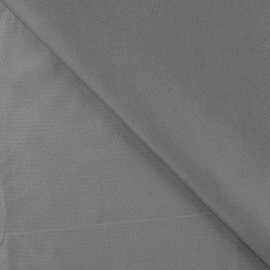 Stoffmarkt Waterproof Outdoor Fabric Lounge, Sold by the Metre, 150 cm Wide, 20 Colours, Plain and Mottled, Fabric, 100% Polyester (Light Grey)