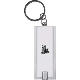 Azeeda 'Scottish Terrier Mother with Puppy ' Keyring LED Torch (KT00041117)