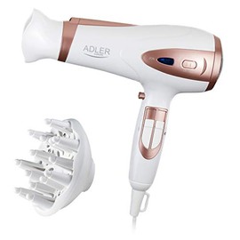 ADLER AD 2248 Haartrockner mit Diffusor und Ionisator 2200 W, 2 Geschwindigkeitsstufen, 3 Temperaturen