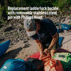 Sea to Summit Field Repair Buckle, Ladderlock 1 Pin - 25mm / 1in, 3-pack