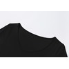 Long Sleeve Tee Shirts for Womens Black Going Out Tops