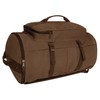 Rothco Convertible Canvas Duffle/Backpack - 19 Inches (Brown)