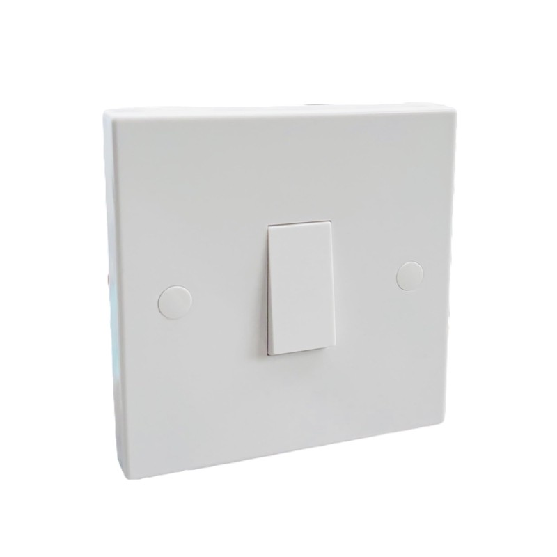 1 Gang Light Switch, 1 Gang 2 Way, 230V 10A,
