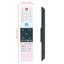 New CT-8560 Replacement Remote Control - VINABTY CT-8560 TV Remote Control Replace fit for Toshiba SMART LED TV CT-8560 CT8560 43UK3C63DB 32LK3C63DB 50UK3C63DB Remote Controller