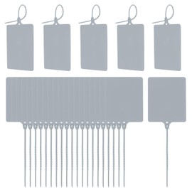 sourcing map Plastic Seals Shipping Tags, for Basket Labels Cable Labels Tags Product Identification Tags, Logistics Marking, Outdoor Tagging, 3.1x3.9 Inch Gray 100Packs