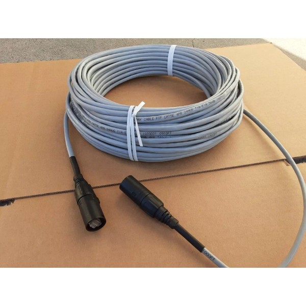 Unbranded 50 FT PRO CAT5E Tactical Shielded w/Neutrik Ethercon RJ45