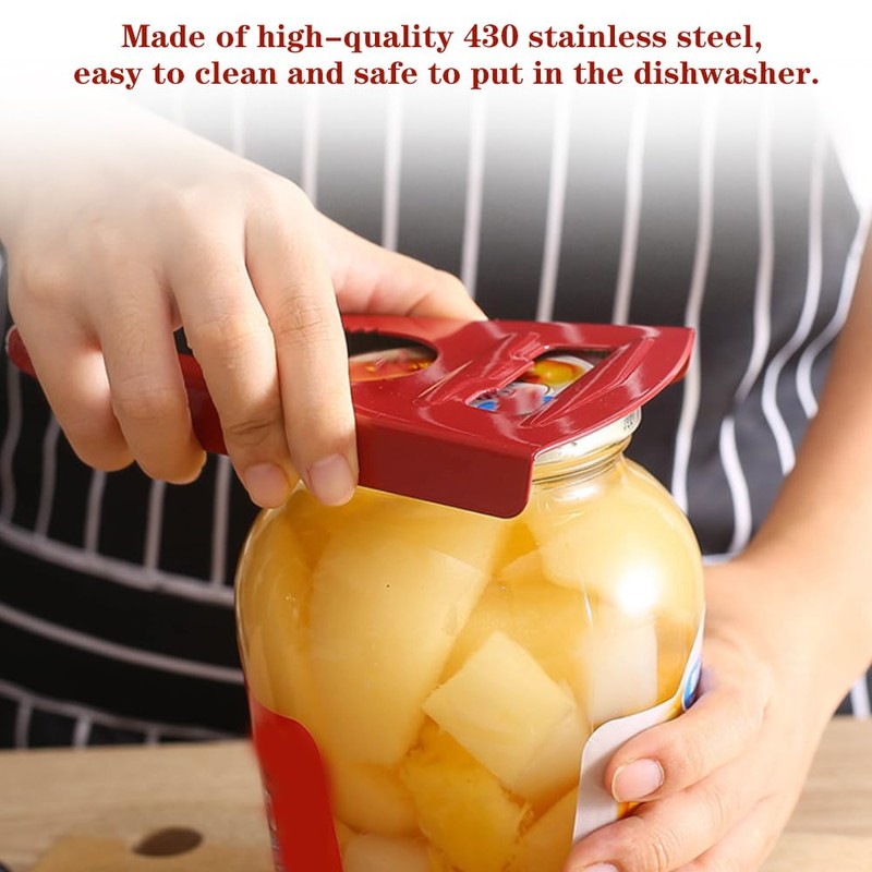2 Pcs Jar Can Bottle Opener 2 in 1 Multi-Function