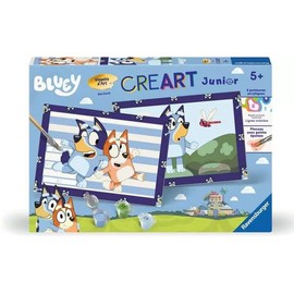 Ravensburger CreArt Junior - Art Number - Bluey - Paint by Numbers - from 5 Years - 25573