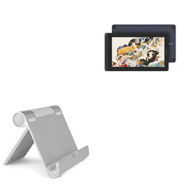 BoxWave Stand and Mount Compatible with Huion Kamvas Pro 16 (2021) - VersaView Aluminum Stand, Portable, Multi Angle Viewing Sturdy