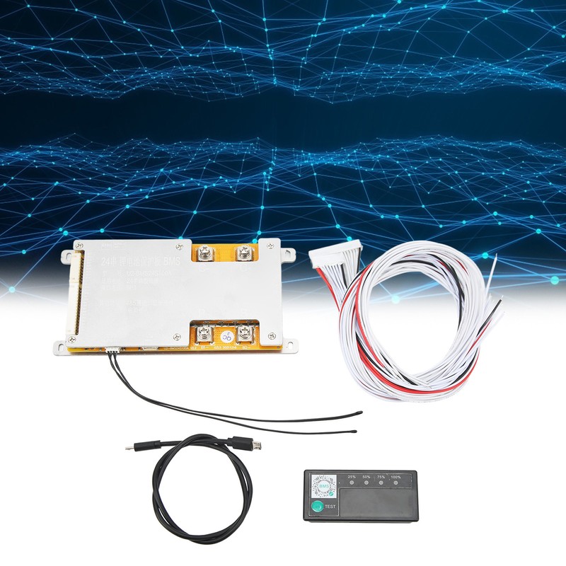 Lithium Battery Protection Board 24S 72V 120A Active Balance PCB