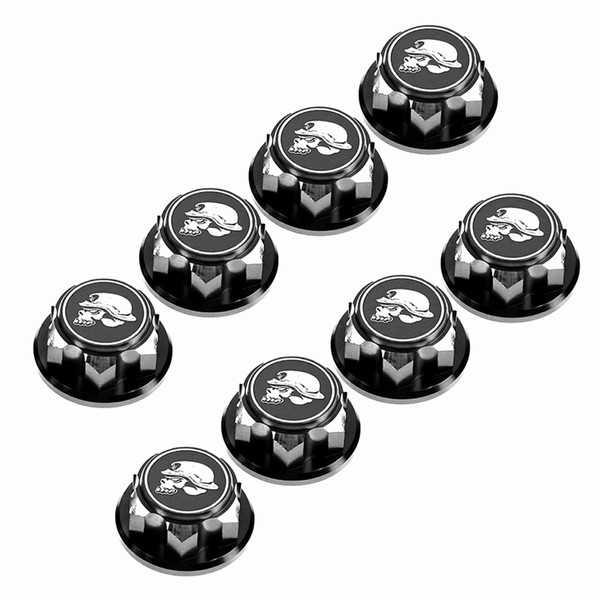 8PCS Aluminum 17mm Hex Wheel Nuts Dustproof Anti-Skid Cap 1.25