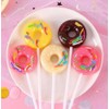Donut Candy Lollipops - 12 Donut Shaped Suckers Indvidually Wrapped