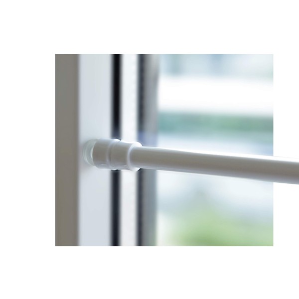 Clamp Rod for Windows, Curtain Various Lengths up to 120 cm, with Suction Base