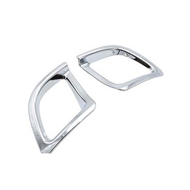 ANUNFRRE Car Accessories Fit for Toyota Highlander ABS 2014 2015 2016 2017 2018 2019 Rear Bumper Reflector Fog Light Lamp Frame Bezel Molding Cover Trims 2PCS(NOT FIT Limited Version)