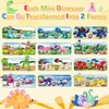 Cyiecw 12-Piece Mini Building Blocks Set, 12-in-1 Dinosaur Children's Toy,