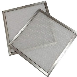 Fantech 405116 Washable Alu Mesh MERV 3 HRV/ERV Filter kit - Size 8 x 8‐1/4 x 1/8 Inches - Set of 2