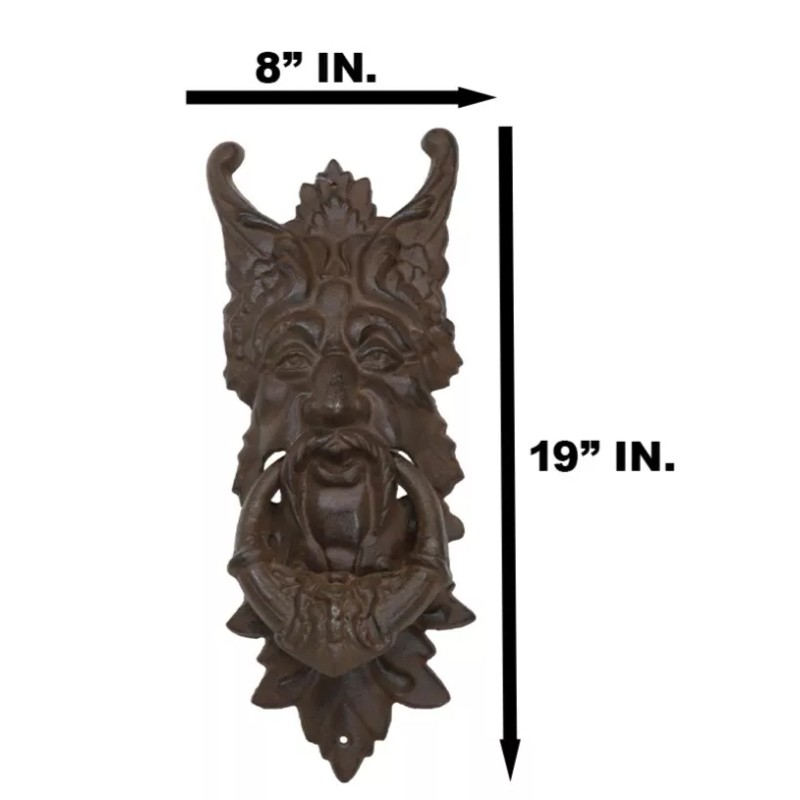 Cast Iron Wiccan Celtic Greenman Forest Tree Ent Spirit Heirloom