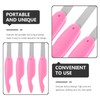 Vaguelly 6Pcs Mini Folding Nail Files Set Double-Sided Buffers for