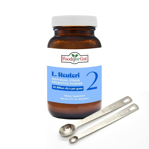 Foods For Gut Lactobacillus Reuteri 2 Probiotic Powder 30 Billion