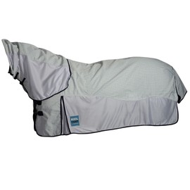 Kool Coat Airstream With Hidden Surcingle III combo Neck - White/Navy