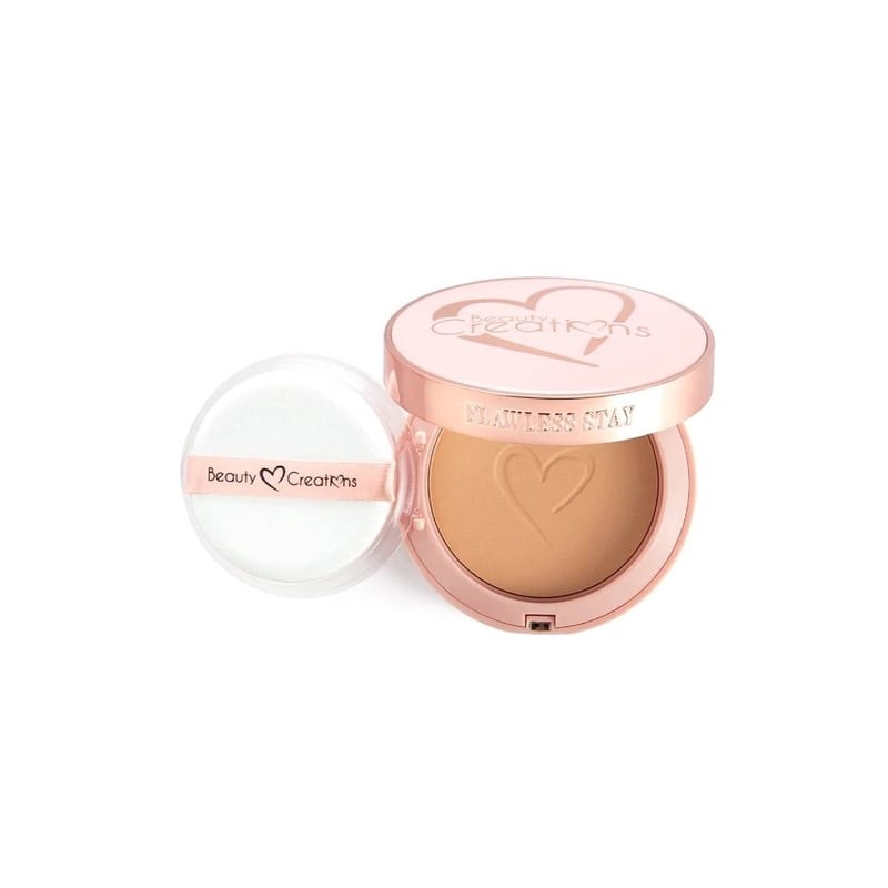 Polvo compacto Beauty Creations Fawless stay powder 8 larga duración