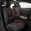 RAWAKORW Faux Leather Car Seat Covers Fit for 2008-2020 Dodge