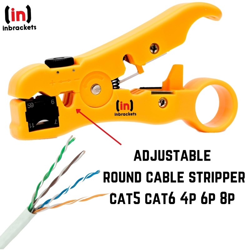 Coax Cable Stripper Cutter Tool for Coaxial RG6 RG59 RG11