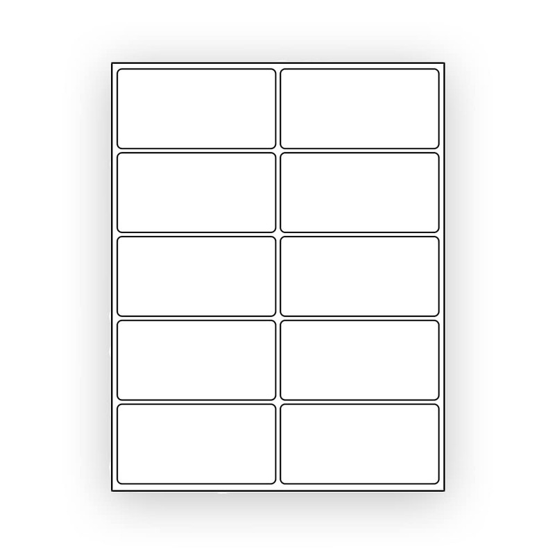 200 EcoSwift Shipping Labels 4 x 2 inches Mailing Address