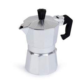 1 Cup Espresso Coffee Maker – Durable Aluminum, Fast Brewing, Sleek Design