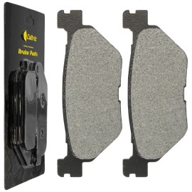 Caltric Rear Brake Pads for Yamaha XVS950 V-Star 950 2009 2010 2011 2012 2013 2014-2016